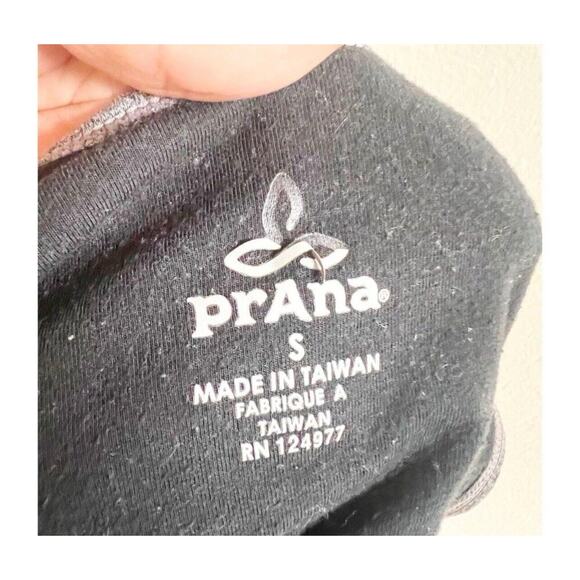 Prana Women’s Activewear Dress Size Small Grey Shelf Bra Open Back Scoop Neck - Picture 10 of 10